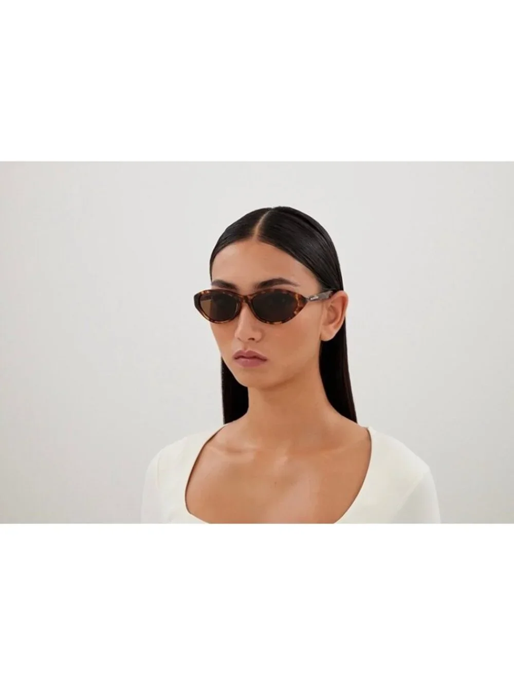 Balenciaga BB0404SK 004 Sunglasses Shiny Violet Cat Eye Frame, Violet Lenses